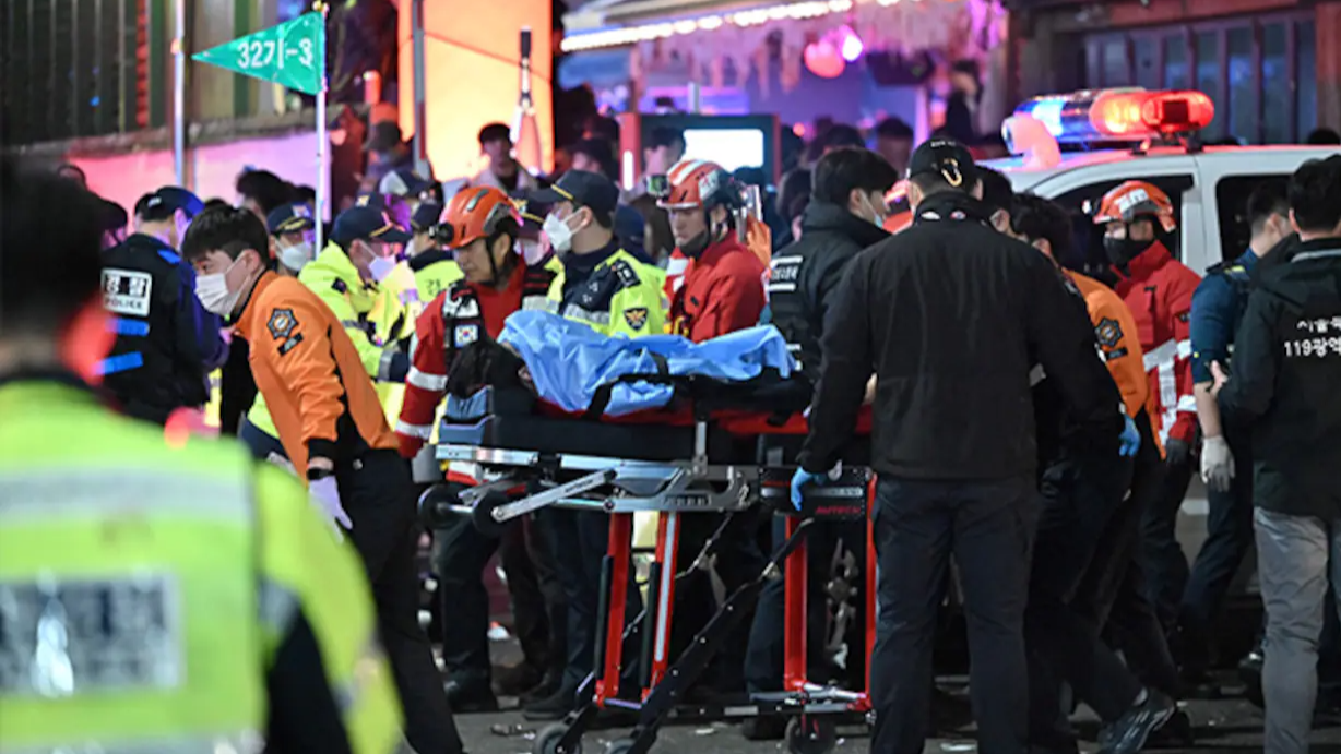 Halloween festival stampede in South Korea: 151 dead, over 150 injured, many in cardiac arrest
