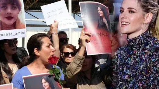 "Women, life, freedom": Kristen Stewart uses the Berlinale to show solidarity with Iranian women