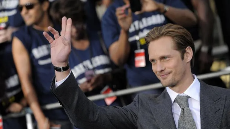 Real estate star Alexander Skarsgård welcomes his first child with Tuva Novotny.