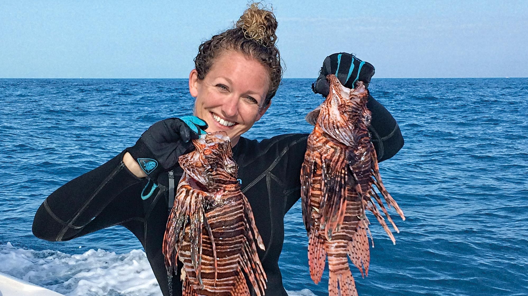 The Fearless Lionfish Huntresses: Protecting the Caribbean Ecosystem