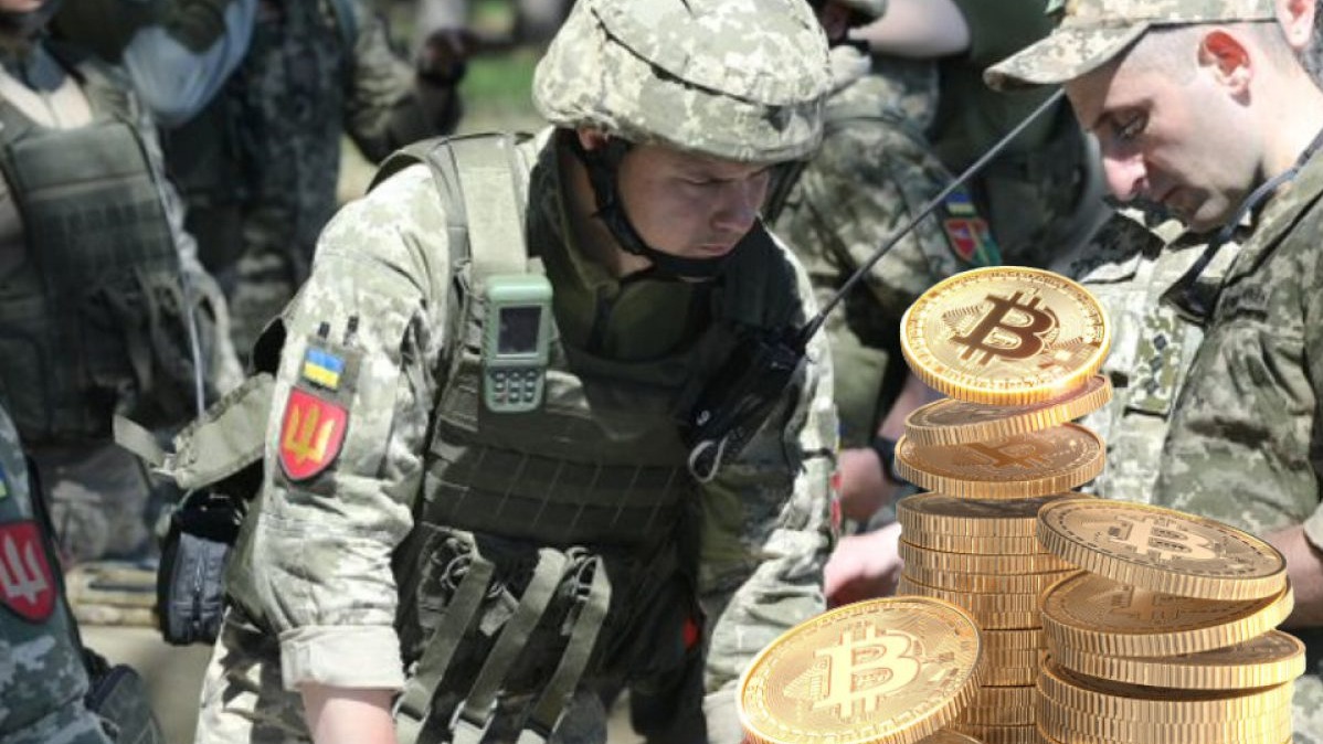 Millions of bitcoins are pumped into Ukraine by donors.