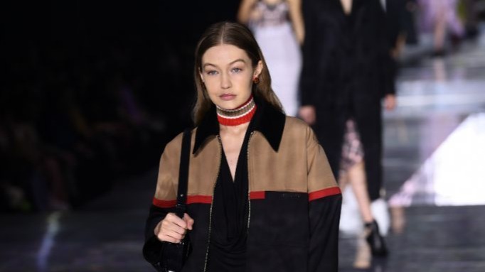 Gigi Hadid debuts with new hair at Burberry's fall-winter show