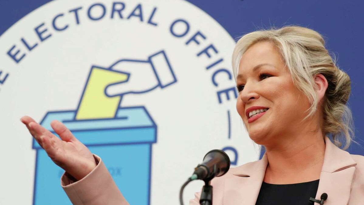 Sinn Fein salutes 'new era' as she wins Northern Ireland vote