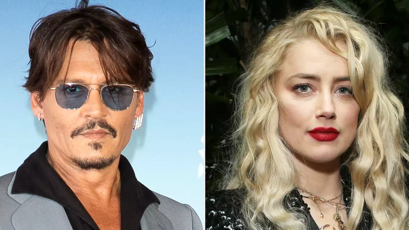 Amber Heard denies hitting Johnny Depp and snaps a photo
